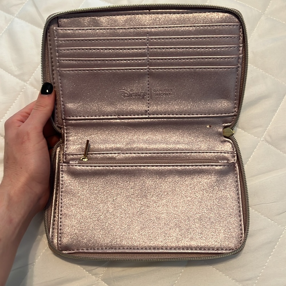 Danielle Nicole, beauty and the beast Chip Wallet, very gently used - Picture 2 of 5